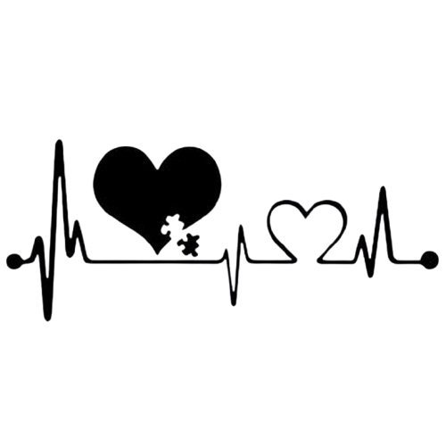 iShopping - Muzamil Store Heartbeat Lifeline Car Sticker Black