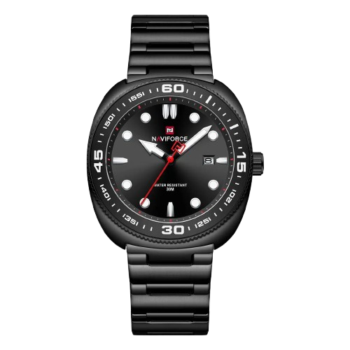 iShopping - Naviforce Elite Calendar Watch For Men Black (NF-9250-1)