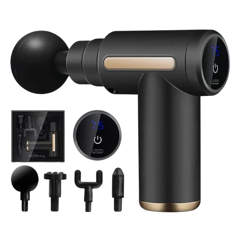 iShopping - Muzamil Store Portable Mini Muscle Massage Gun - Black