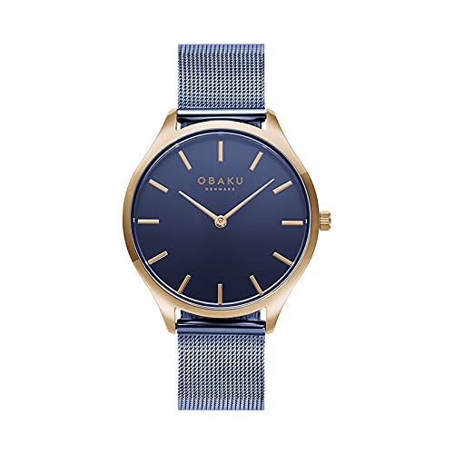 iShopping - Obaku Tang Ocean Analog Watch For Men's Blue (V260GXVLML)