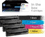 iShopping - HP 201A LaserJet Toner Cartridges Pack Of 4 (CF400AQ1)