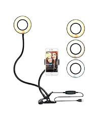 iShopping - Muzamil Store Selfie Ring Light with Cell Phone Holder Stand