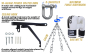 iShopping - MCD Punching Bag & Boxing Kit Full Set White/Golden