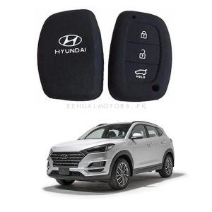 Ferozi Traders 3 Button Hyundai Silicone Key Cover Case