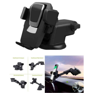 Ferozi Traders Mobile Holder Stand For Car - Black