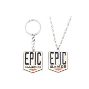 Afreeto Epic Logo Metal Fortnite Keychain