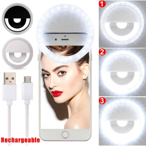 Muzamil Store Selfie Ring Light With LED Camera