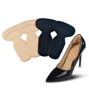 Ferozi Traders High Heels T-Shape Insoles For Shoes Beige