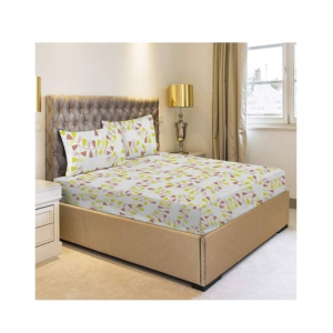 Jamal Home King Size Bed Sheet With 2 Pillows (0016)
