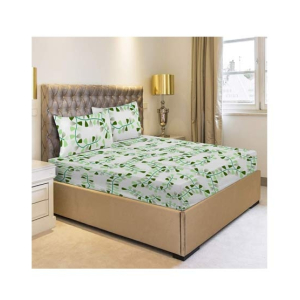 Jamal Home King Size Bed Sheet With 2 Pillows (0017)