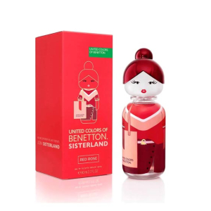 Benetton Sisterland Red Rose Eau De Toilette For Women 80ml