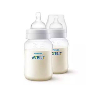 Philips Avent Anti Colic Baby Feeding Bottle Pack Of 2 (SCF813/27)