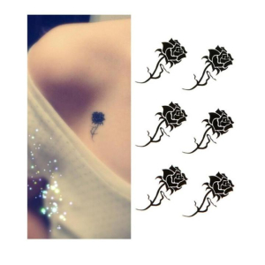 Muzamil Store Tattoo Flower Waterproof Temporary Tattoos Sticker