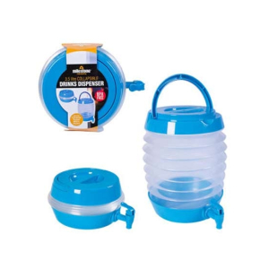 HR Traders Collapsible Drink Dispenser 3.5 Liters Blue