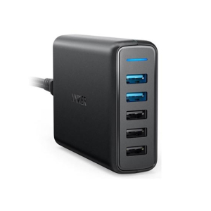 Anker 63W 5 Power Port USB Wall Charger Black (A2054L11)