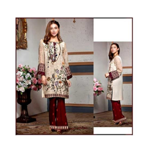 A.A Clothes Unstitched Lawn Collection 2 Piece (0011)