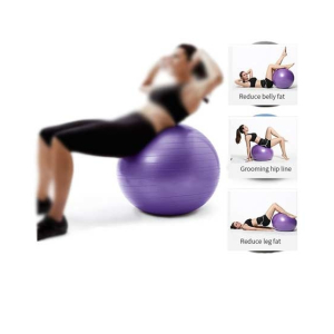 Aair Medicals Yoga Gym Ball With Air Pump (45cm)