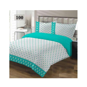 AAM Printed Double Bed Sheet With 2 Pillowcase (1533-100)