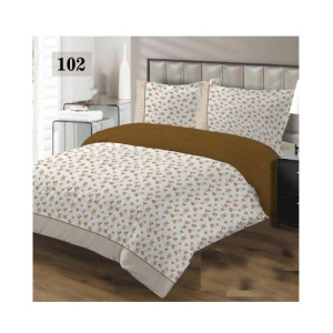 AAM Printed Double Bed Sheet With 2 Pillowcase (1533-102)