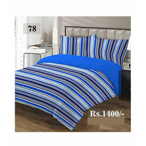 AAM Printed Double Bed Sheet With 2 Pillowcase (1533-78)