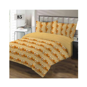 AAM Printed Double Bed Sheet With 2 Pillowcase (1533-85)