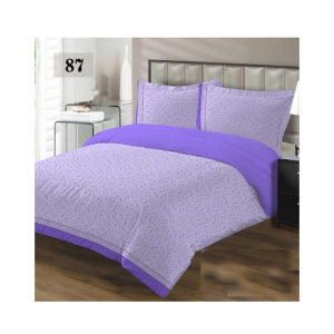 AAM Printed Double Bed Sheet With 2 Pillowcase (1533-87)