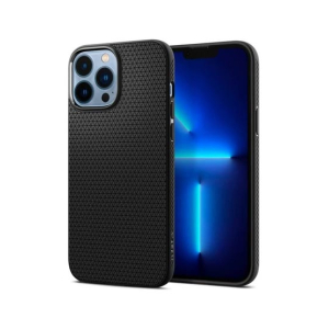 Spigen Liquid Air Black Case For iPhone 13 Pro Max - (ACS03201)