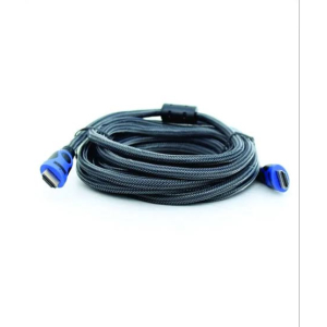 Muzamil Store HDMI Round Cable 10m - Black
