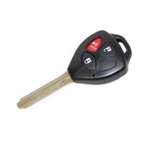 Muzamil Store 3 Buttons Remote Car Key Case Fob