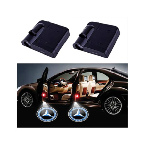 Muzmail Store Door Logo Projection Light For Mercedes 2Pcs