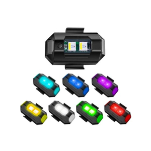 Muzamil Store Led Aircraft Strobe Lights With USB Charging 7 Colors