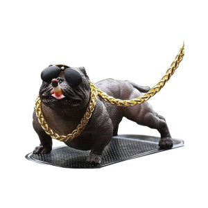 Muzamil Store Bully Dog For Car Dashboard Decoration