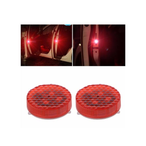 Muzamil Store Waterproof Wireless LED Light For Car Door - Pack Of 2