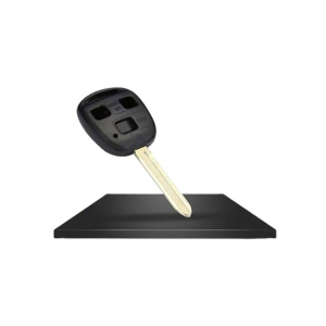 Muzamil Store Toyota Replacement Key Shell Case Cover 3 Buttons Black