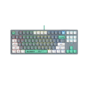 A4Tech Bloody RGB Mechanical Keyboard Red Switch (S87)-Energy Ash