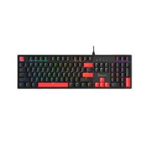 A4Tech Bloody Mechanical Switch RGB Gaming Keyboard (S520N)-Fire Black