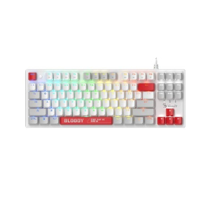 A4Tech Bloody BLMS TKL RGB Mechanical Keyboard Energy White (S310N)