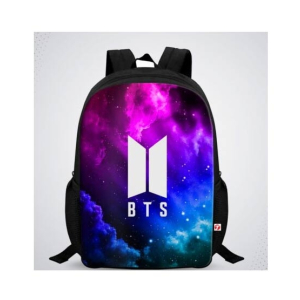 Traverse BTS Digital Printed Kids Bag - Black (T753S)