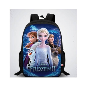 Traverse Frozen Digital Printed Kids Bag - Black (T861S)
