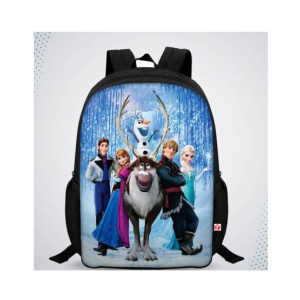 Traverse Frozen Digital Printed Kids Bag - Black (T106S)