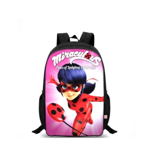 Traverse Miraculous Ladybug Printed Kids School Backpack (T474KG)