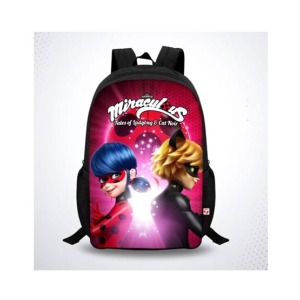 Traverse Miraculous Printed Kids School Backpack (T481KG)
