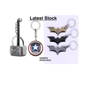 Afreeto Marvel Avengers Keychain For Car Key