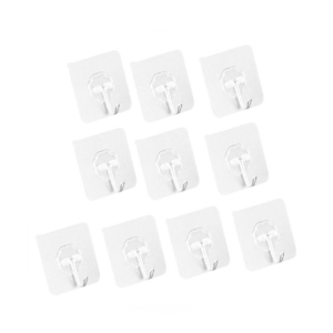 AGM Adhesive Suction Cup Hook (Pack Of 10)