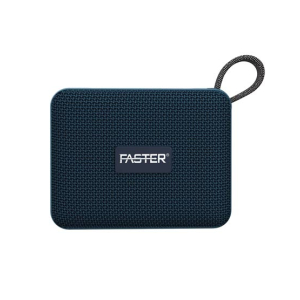 Faster Groove X Portable Bluetooth Speaker-Blue