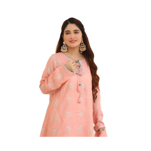 Bana's Attire Private Limited ALARA 3 Cotton Silk Shirt-Large