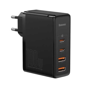 Baseus GaN2 Pro 100W Dual Port Quick Charger Black (CCGAN2P-L01)