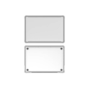 Jcpal MacGuard XT Case For MacBook Pro 13″ M2/M1 2022/2020 Matte Clear/Gray (JCP1095)