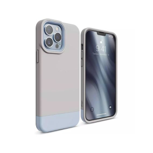 Elago Glide Armor Shockproof Case For iPhone 13 Pro Max Stone/Light Blue (AMT-6350)
