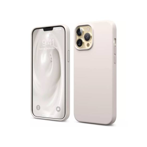 Elago Liquid Silicon Shockproof Case For iPhone 13 Pro Max Stone (AMT-6366)